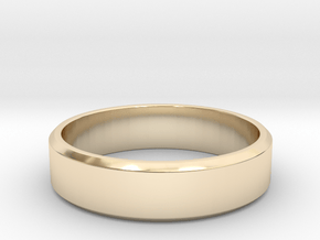 beveled band All sizes, Multisize in 9K Yellow Gold : 8 / 56.75