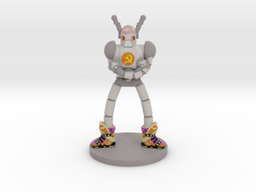 Funk overload robot in Natural Full Color Nylon 12 (MJF)