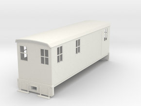 On30 Boxcab loco body in White Natural Versatile Plastic