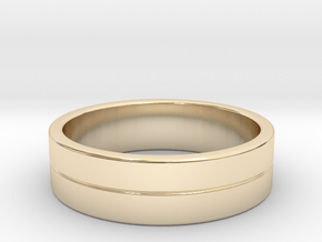 Intense band All sizes, multisize in 14K Yellow Gold: 5.5 / 50.25