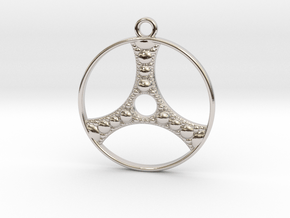 apollonian pendant in Platinum