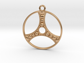 apollonian pendant in Polished Bronze