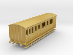 o-100-met-railway-passenger-6w-saloon-coach in Tan Fine Detail Plastic