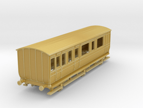 o-148fs-met-railway-passenger-6w-saloon-coach in Tan Fine Detail Plastic