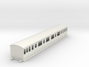 o-76-met-railway-passenger-saloon-coach in White Natural Versatile Plastic