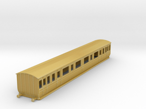 o-148fs-met-railway-passenger-saloon-coach in Tan Fine Detail Plastic