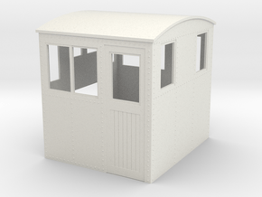 On30 conversion cab side entry for endcab loco in White Natural Versatile Plastic