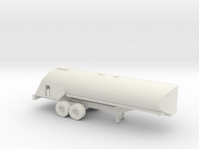 1/72 Scale USAAF Airfield Tanker Trailer in White Natural Versatile Plastic