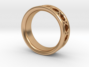 X Ring in Polished Bronze: 10.5 / 62.75