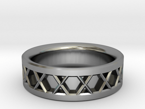 X Ring in Antique Silver: 13 / 69