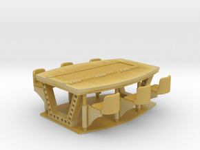Jupiter 2 - Lower Level - Galley Table (PL) in Tan Fine Detail Plastic