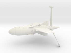 hydra parasit plane fuselage  in White Natural Versatile Plastic