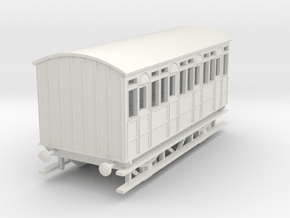 o-100-met-railway-4w-all-3rd-passenger-coach in White Natural Versatile Plastic