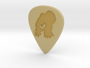 Guitar Pick_Slash in Tan Fine Detail Plastic