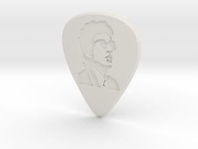 Guitar Pick_Dylan in White Natural Versatile Plastic