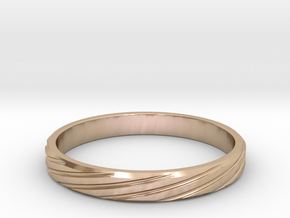 Dynamic women Band All sizes, multisize in 9K Rose Gold : 10 / 61.5