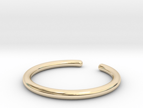 Ear cuff  in 14k Gold Plated Brass: Small