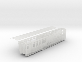 FR Superbarn service coach NO.125 refurbished in Clear Ultra Fine Detail Plastic