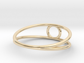 Minimal wire ring All sizes, multisize in 14K Yellow Gold: 5 / 49