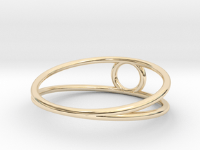 Minimal wire ring All sizes, multisize in 14k Gold Plated Brass: 5.5 / 50.25