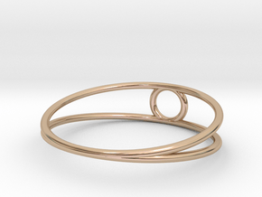 Minimal wire ring All sizes, multisize in 9K Rose Gold : 10 / 61.5