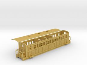 Ffestiniog Rly compartment comp coach NO.15 in Tan Fine Detail Plastic