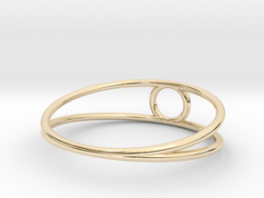 Minimal wire ring All sizes, multisize in 9K Yellow Gold : 8 / 56.75