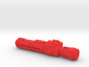 TF Siege Tyrant Fusion Cannon in Red Smooth Versatile Plastic