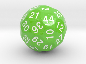d44 Optimal Packing Sphere Dice in Smooth Full Color Nylon 12 (MJF)