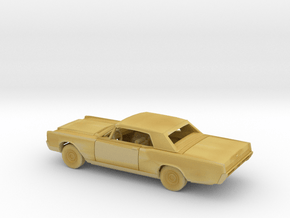 1/87 1969 Lincoln Continental Closed Conv. Kit in Tan Fine Detail Plastic