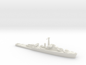 1/700 Scale HMS Loch Class Frigate  in White Natural Versatile Plastic