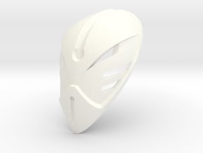 Kanohi Inu Mask of confusion Proto Mata Mask in White Smooth Versatile Plastic