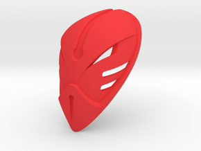 Kanohi Inu Mask of confusion Proto Mata Mask in Red Smooth Versatile Plastic