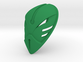 Kanohi Inu Mask of confusion Proto Mata Mask in Green Smooth Versatile Plastic