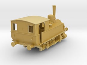 1/120th scale MÁV 377 class steam locomotive in Tan Fine Detail Plastic