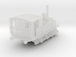 1/120th scale MÁV 377 class steam locomotive in Clear Ultra Fine Detail Plastic