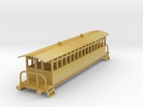 0-148fs-brill-tramway-met-coach in Tan Fine Detail Plastic
