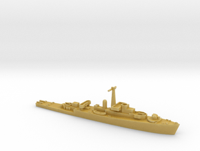 1/1250 Scale HMS Loch Class Frigate in Tan Fine Detail Plastic