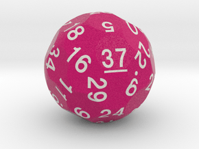 d37 Optimal Packing Sphere Dice in Matte High Definition Full Color