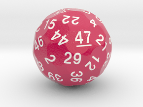 d47 Optimal Packing Sphere Dice in Smooth Full Color Nylon 12 (MJF)
