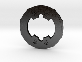 Beyblade Magne WD | Bakuten Weight Disk in Matte Black Steel
