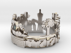 Las Vegas Skyline - Cityscape Ring  in Platinum: 5.5 / 50.25