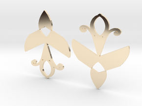 Doves in 14K Yellow Gold