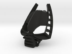 Proto Jaller Inika Mask v2 in Black Smooth Versatile Plastic