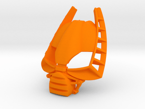 Proto Jaller Inika Mask v2 in Orange Smooth Versatile Plastic