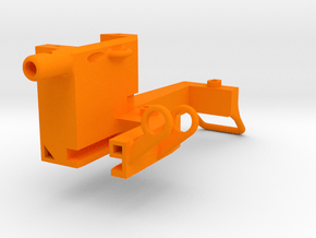 NMM Servo bracket in Orange Smooth Versatile Plastic