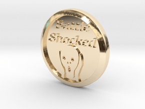 BATTLE SHOCK in 14k Gold Plated Brass