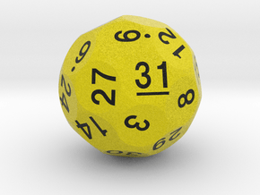 d31 Optimal Packing Sphere Dice in Standard High Definition Full Color