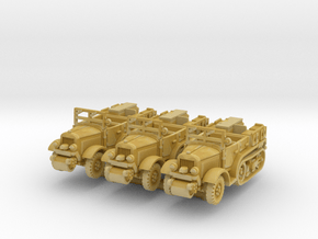 Unic U304(f) Artillery (x3) 1/200 in Tan Fine Detail Plastic
