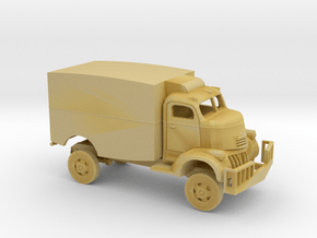 1/64 1941 Chevrolet COE Panel Movie Truck Kit in Tan Fine Detail Plastic